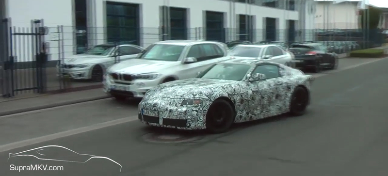 Illustration for article titled Here's The First Video Of The Next Toyota Supra In Action